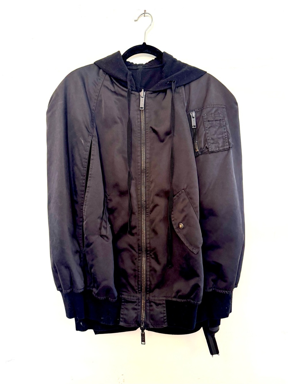 RARE* BEN TAVERNITI Unravel Project Bomber Cape Jacket